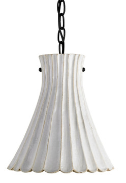 Mini Pendants Glass Down by Currey and Company ( 142 | 9901 Jazz White Pendant ) 