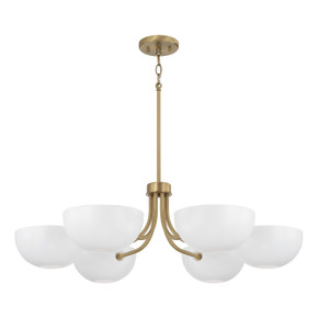 Mid. Chandeliers Metal Shade by Capital Lighting ( 65 | 451461AW Reece ) 