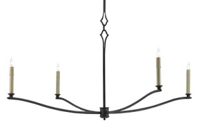 Large Chandeliers Candle by Currey and Company ( 142 | 9000-0176 Knole Black Chandelier ) 