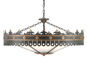Large Chandeliers Glass Shade by Currey and Company ( 142 | 9000-0181 Berkeley Chandelier ) 