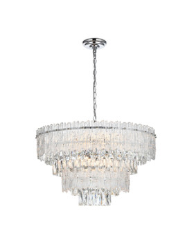 Mid. Chandeliers Glass Down by Elegant Lighting ( 173 | 1780D25C Emilia ) 