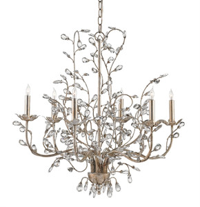 Mid. Chandeliers Candle by Currey and Company ( 142 | 9973 Crystal Bud Collection ) 