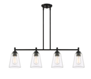 Linear/Island 4 Light + by Designers Fountain ( 43 | 95738-MB Westin ) 