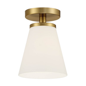 Semi-Flush Mts. Glass Down by Designers Fountain ( 43 | D255M-SF-BG Palmyra ) 