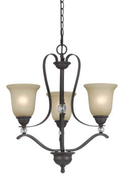 Mini Chandeliers Glass Shade by Cal Lighting ( 225 | FX-3530/3 Riverton ) 
