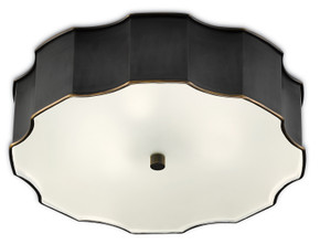 Flush Mounts Drum Shade by Currey and Company ( 142 | 9999-0046 Wexford Collection ) 