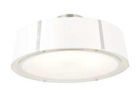 Semi-Flush Mts. Bowl Style by Crystorama ( 60 | FUL-907-PN_CEILING Fulton ) 