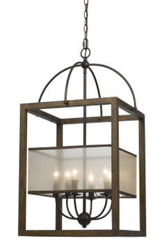 Foyer/Hall Lanterns Open Frame by Cal Lighting ( 225 | FX-3536/6L Rectangular ) 