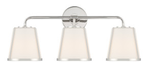 Bathroom Fixtures Three Lights by Crystorama ( 60 | FUL-913-PN Fulton ) 
