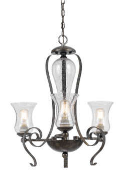 Mini Chandeliers Glass Shade by Cal Lighting ( 225 | FX-3548/3 METAL ) 