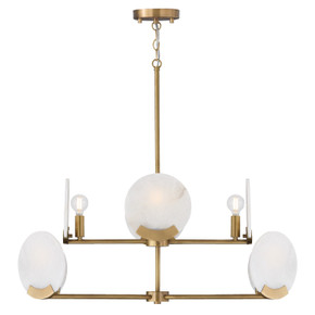 Mid. Chandeliers Glass Up by Capital Lighting ( 65 | 454681AD Oriya ) 