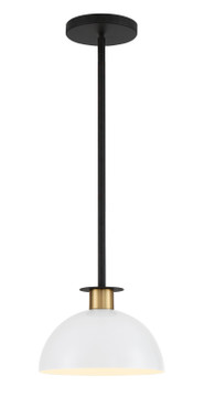 Mini Pendants Metal Shade by Crystorama ( 60 | GIG-813-BK-AG Gigi ) 