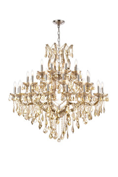 Mid. Chandeliers Candle by Elegant Lighting ( 173 | 2800G44GT-GT/RC Maria Theresa ) 