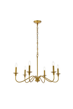 Mid. Chandeliers Candle by Elegant Lighting ( 173 | LD5056D30BR Rohan ) 