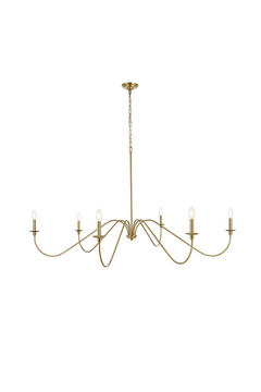 Large Chandeliers Candle by Elegant Lighting ( 173 | LD5056D60SG Rohan ) 