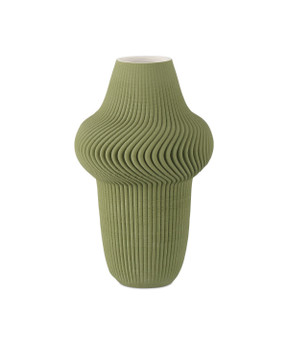 Home Accents Vases/Urns by Currey and Company ( 142 | 1200-0895 Green Plisse Collection ) 