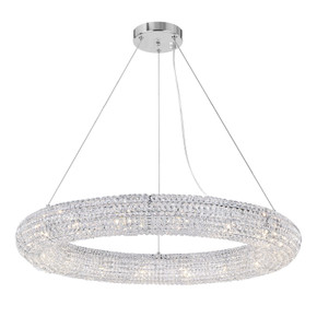 Mid. Chandeliers Glass Down by CWI Lighting ( 401 | 1057P40-16-601 Veronique ) 