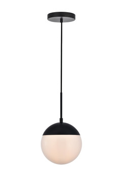 Mini Pendants Glass Down by Elegant Lighting ( 173 | LD6026BK Eclipse ) 