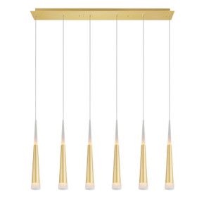 Linear/Island 4 Light + by CWI Lighting ( 401 | 1103P40-6-602 Andes ) 