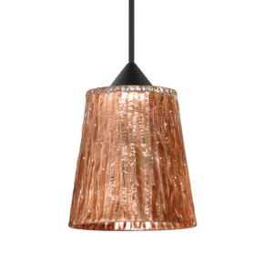 Mini Pendants Glass Down by Besa ( 74 | X-5125CF-LED-BK Besa Nico 4 Pendant ) 