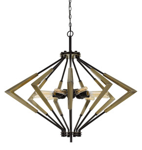 Large Chandeliers Geometric/Linear by Cal Lighting ( 225 | FX-3709-9 Malounta ) 