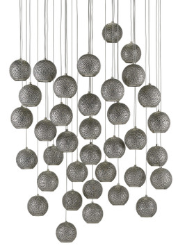 Large Chandeliers Multi-Port/Cascade by Currey and Company ( 142 | 9000-0687 Giro Collection ) 