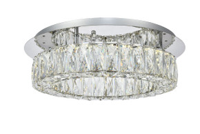 Flush Mounts Glass Down by Elegant Lighting ( 173 | 3503F18C Monroe ) 