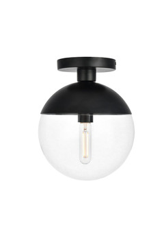 Semi-Flush Mts. Glass Down by Elegant Lighting ( 173 | LD6063BK Eclipse ) 