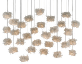 Large Chandeliers Multi-Port/Cascade by Currey and Company ( 142 | 9000-0700 Birds Nest Collection ) 