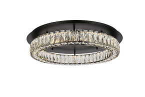 Flush Mounts Cage Style by Elegant Lighting ( 173 | 3503F26BK Monroe ) 