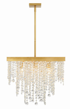 Mini Chandeliers Glass Shade by Crystorama ( 60 | WIN-618-GA-CL-MWP Winham ) 