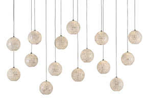 Large Chandeliers Glass Shade by Currey and Company ( 142 | 9000-0720 Finhorn Collection ) 