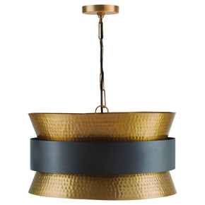 Pendants Drum Shade by Capital Lighting ( 65 | 330446PZ Loren ) 