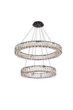 Pendants Glass Down by Elegant Lighting ( 173 | 3503G28BK Monroe ) 