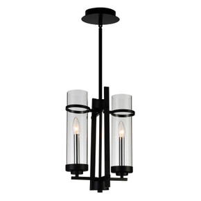 Mini Chandeliers Glass Shade by CWI Lighting ( 401 | 9827P11-2-101 Sierra ) 