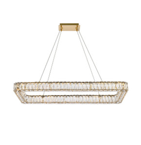 Linear/Island Ring/Halo by Elegant Lighting ( 173 | 3504D42L1G Monroe ) 