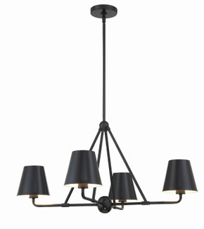 Mid. Chandeliers Metal Shade by Crystorama ( 60 | XAV-B9304-MK Xavier ) 