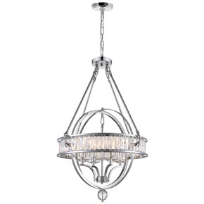 Mid. Chandeliers Sphere by CWI Lighting ( 401 | 9957P20-4-601 Arkansas ) 