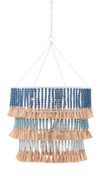 Large Chandeliers Drum Shade by Currey and Company ( 142 | 9000-0830 St. Barts Collection ) 