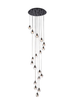 Pendants Multi-port/Cascade by Elegant Lighting ( 173 | 3505D20BK Eren ) 