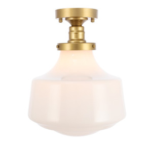 Flush Mounts Glass Down by Elegant Lighting ( 173 | LD6245BR Lyle ) 