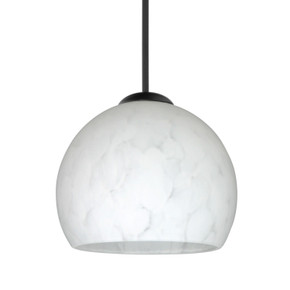 Mini Pendants Glass Down by Besa ( 74 | X-565819-BK Besa Palla 5 Pendant ) 
