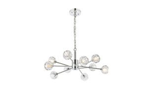 Mid. Chandeliers Glass Up by Elegant Lighting ( 173 | 3509D29C Graham ) 