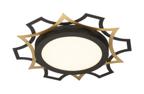 Flush Mounts Bowl Style by Designers Fountain ( 43 | LED1299-BK Deco Edge ) 