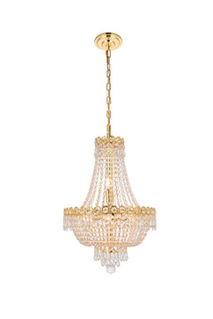 Mini Chandeliers Glass Shade by Elegant Lighting ( 173 | V1900D16G/RC Century ) 