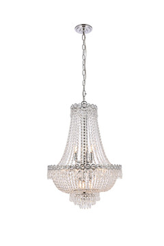 Mid. Chandeliers Glass Down by Elegant Lighting ( 173 | V1900D20C/RC Century ) 