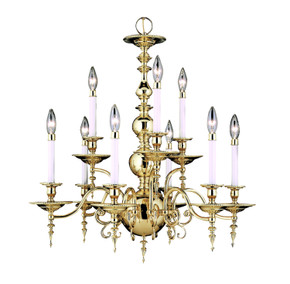Mid. Chandeliers Candle by Framburg ( 8 | 7449 PB Kensington ) 