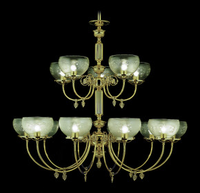 Large Chandeliers Glass Shade by Framburg ( 8 | 7515 PB Chancery ) 