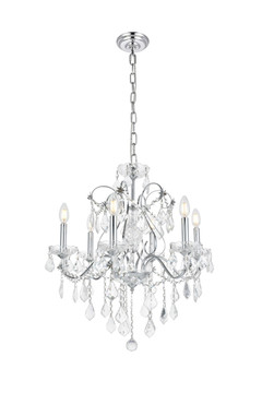 Mid. Chandeliers Candle by Elegant Lighting ( 173 | V2015D24C/RC St. Francis ) 