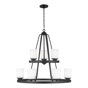 Mid. Chandeliers Glass Up by Generation Lighting ( 1 | 3130709-112 Kemal ) 